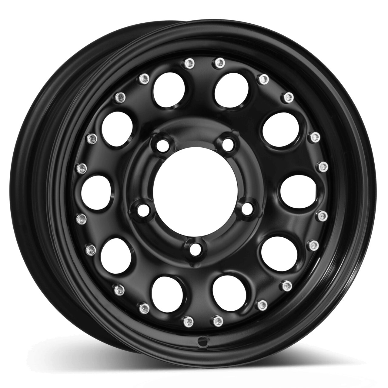 DOTZ 4x4 Modular Beadlock 15z Black 5.5Jx15 Χαλύβδινες ζάντες DOTZ 4x4 Modular Beadlock 15z Black 5.5Jx15