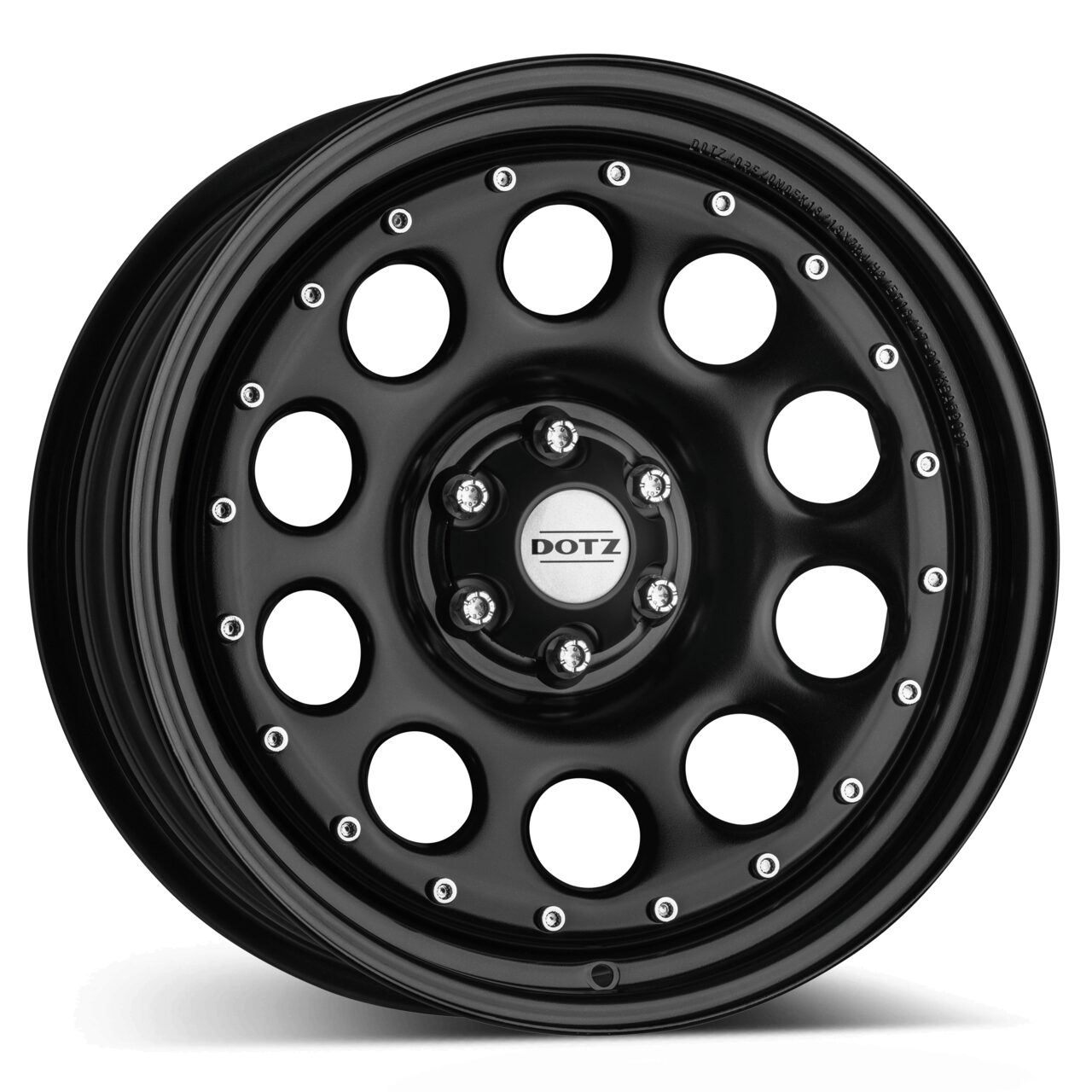 Χαλύβδινες ζάντες DOTZ 4x4 Modular Beadlock 18z Black 7.5Jx18