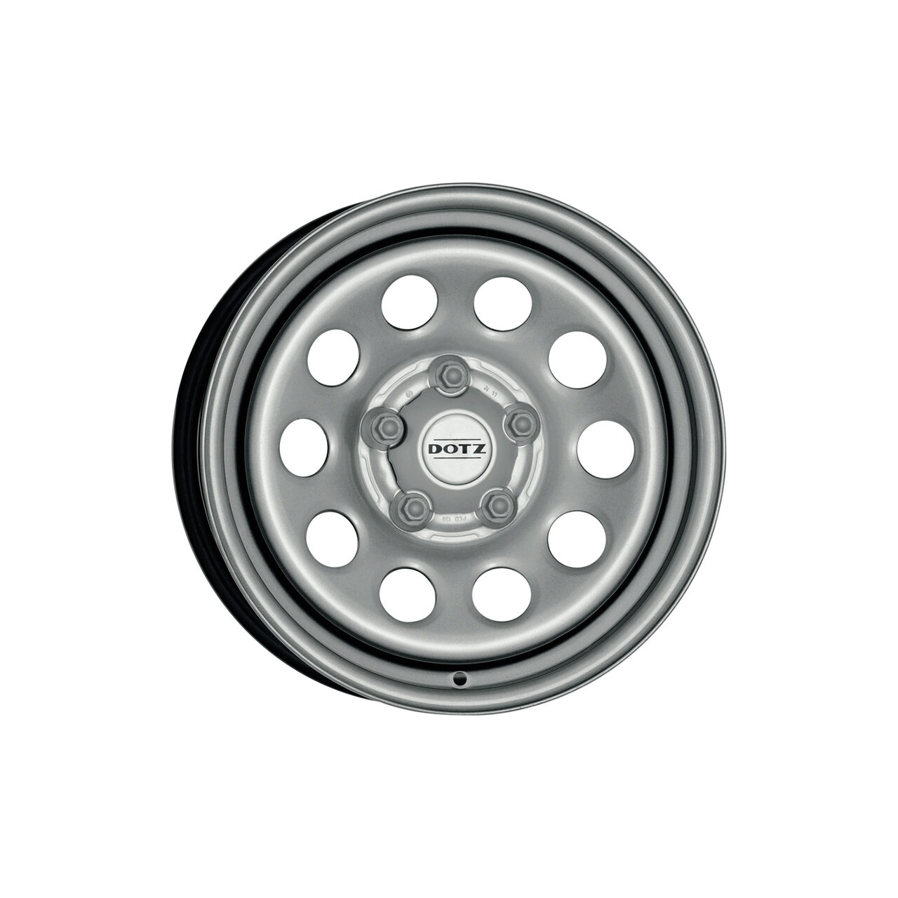 DOTZ 4x4 Modular Silver 7Jx16 Χαλύβδινες ζάντες DOTZ 4x4 Modular Silver 7Jx16