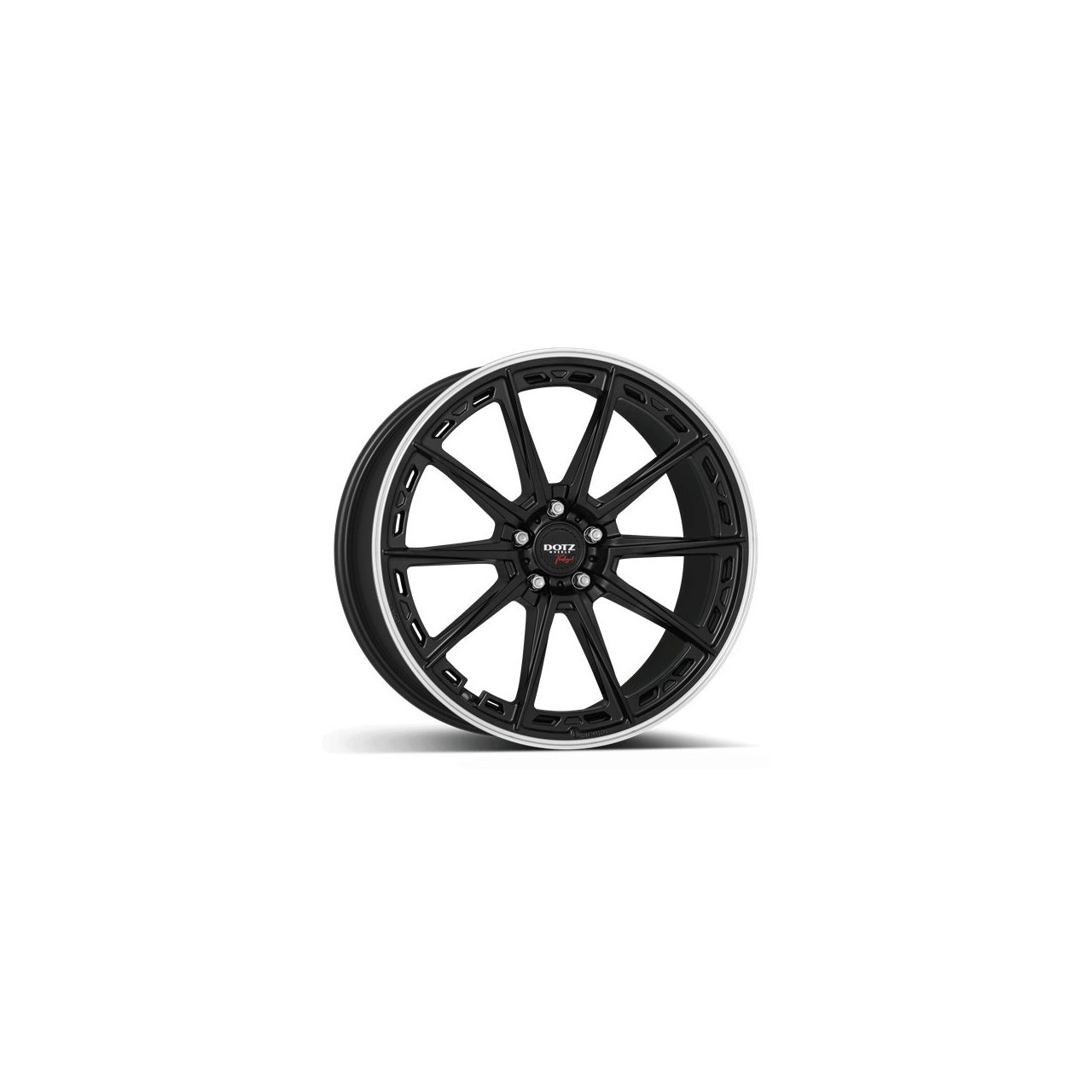 Jante din aliaj DOTZ Sonoma dark Black matt/polished lip 8Jx19