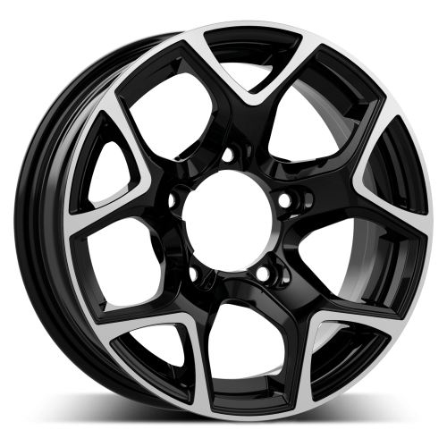 GMP SJ15 Black Diamond 5.5Jx15 Алуминиеви джанти GMP SJ15 Black Diamond 5.5Jx15