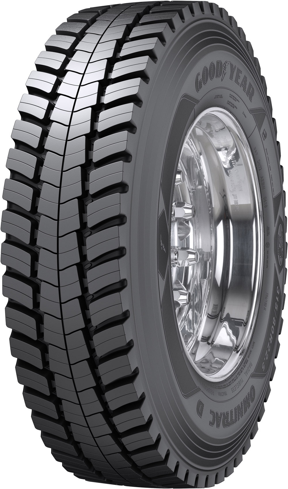 product_type-heavy_tires GOODYEAR OMNITRAC D 3PMSF 13 R22.5 156K