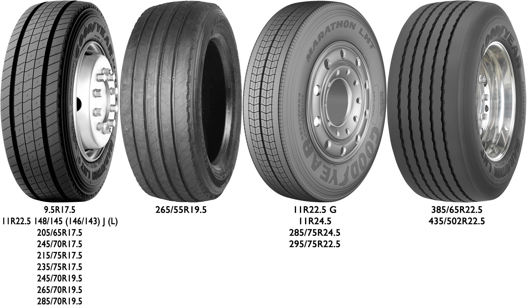 GOODYEAR MARATHON LHT 20 TL 435/50 R22.5 164J Тежкотоварни гуми GOODYEAR MARATHON LHT 20 TL 435/50 R22.5 164J