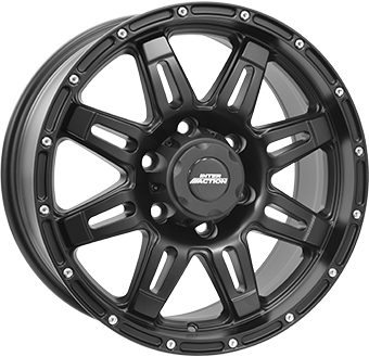 INTER ACTION GRABBER Dull Black 8Jx17 Ζάντες κραμάτων INTER ACTION GRABBER Dull Black 8Jx17