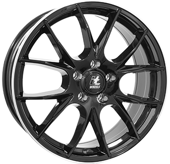 Ζάντες κραμάτων IT WHEELS 2 KIRA Gloss Black / Polished lip 7.5Jx18