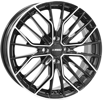Алуминиеви джанти IT WHEELS TIARA 4 Gloss Black / Polished 6.5Jx16