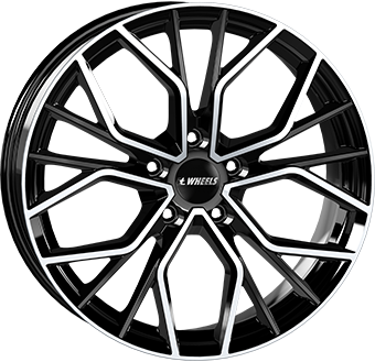 Алуминиеви джанти IT WHEELS TIARA Gloss Black / Polished 8Jx19