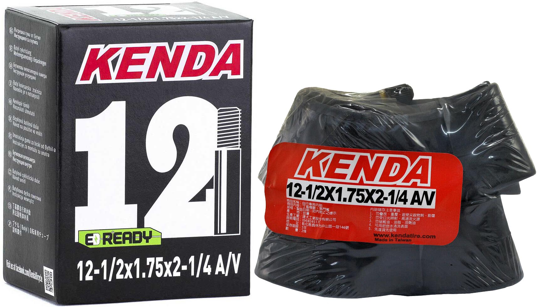 product_type-velo_tires KENDA Вътрешна 12-1/2x1.75x2-1/4 47-203 A/V-28T