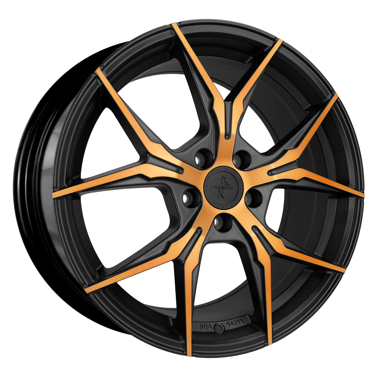 Алуминиеви джанти KESKIN WHEELS KT19N MATT BLACK FRONT COPPER 8.5Jx19