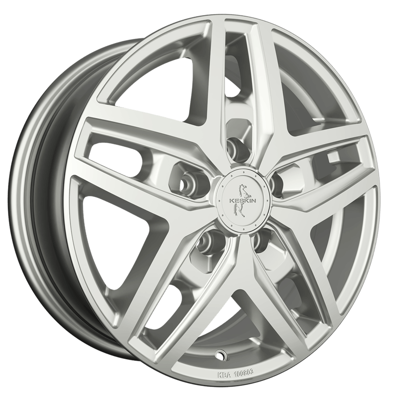 Алуминиеви джанти KESKIN KT C1-5L CAMPER SILVER PAINTED 6.5Jx16