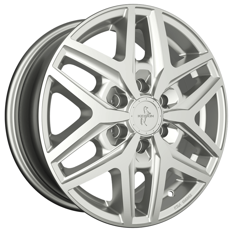 KESKIN KT C1-6L CAMPER SILVER PAINTED 6.5Jx16 Ζάντες κραμάτων KESKIN KT C1-6L CAMPER SILVER PAINTED 6.5Jx16