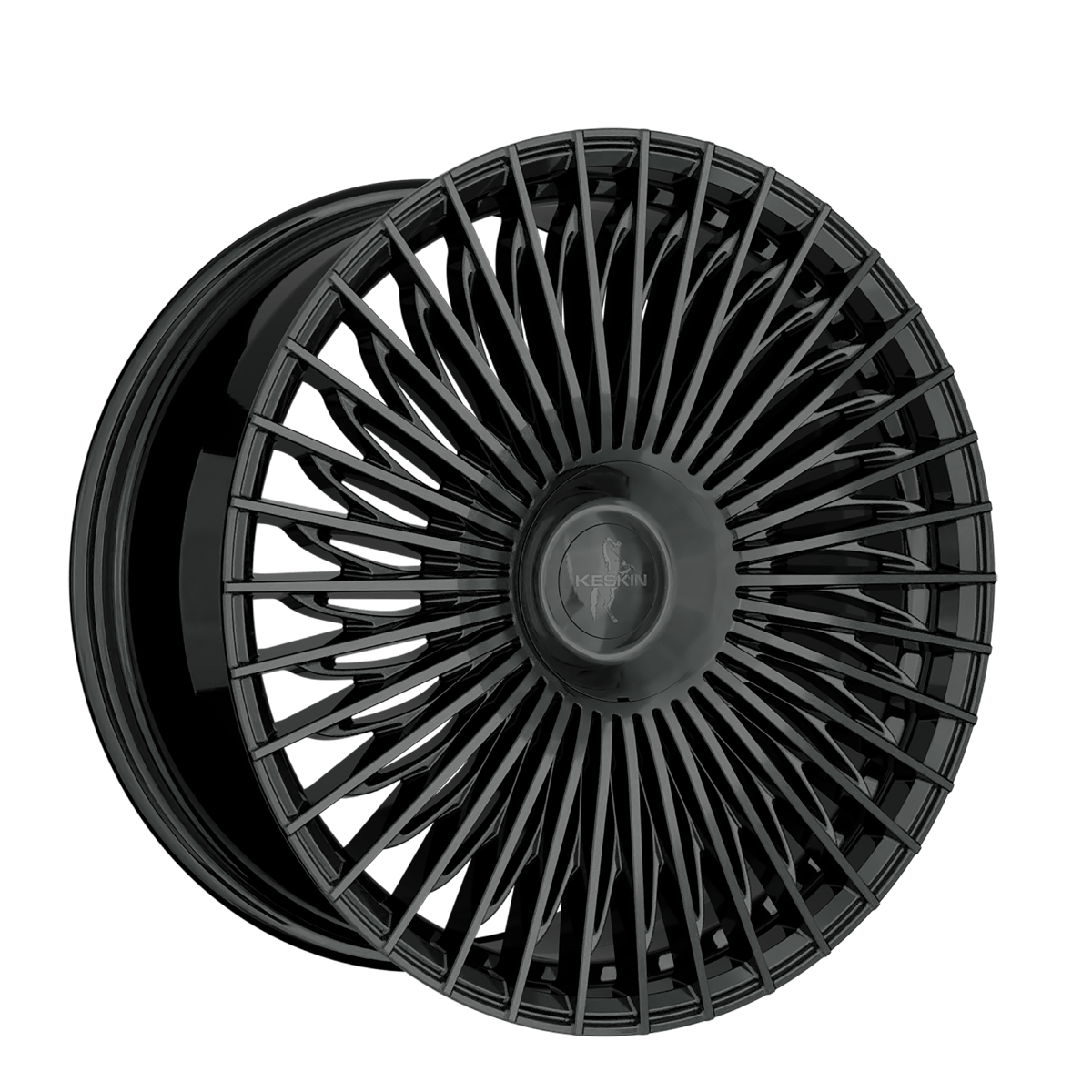Ζάντες κραμάτων KESKIN KT X1 EXCLUSIVE FLOW FORGED BLACK PAINTED 9.5Jx21