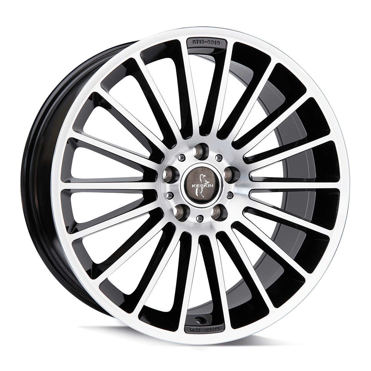 Jante din aliaj KESKIN KT15 SPEED BLACK FRONT POLISH 8Jx18