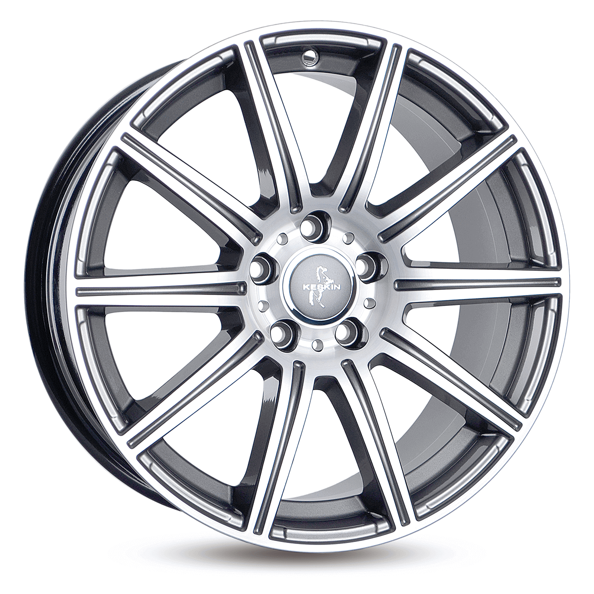Jante din aliaj KESKIN KT16 DYNAMIC PALLADIUM FRONT POLISH 8.5Jx19