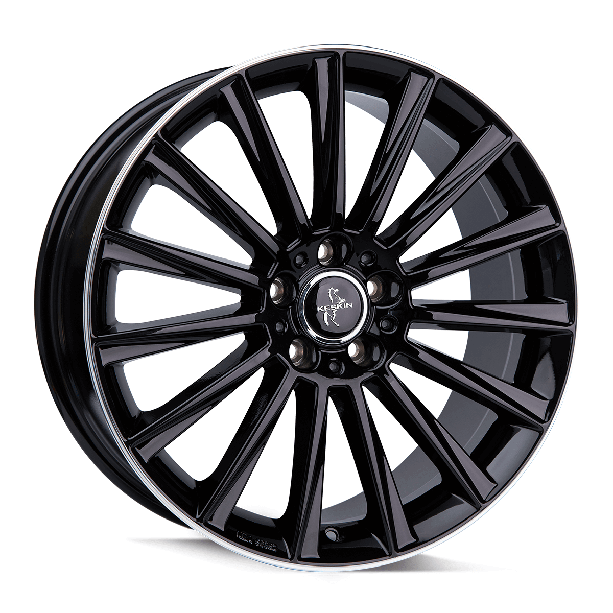 KESKIN KT18 TURBO BLACK LIP POLISH 8.5Jx20 Ζάντες κραμάτων KESKIN KT18 TURBO BLACK LIP POLISH 8.5Jx20
