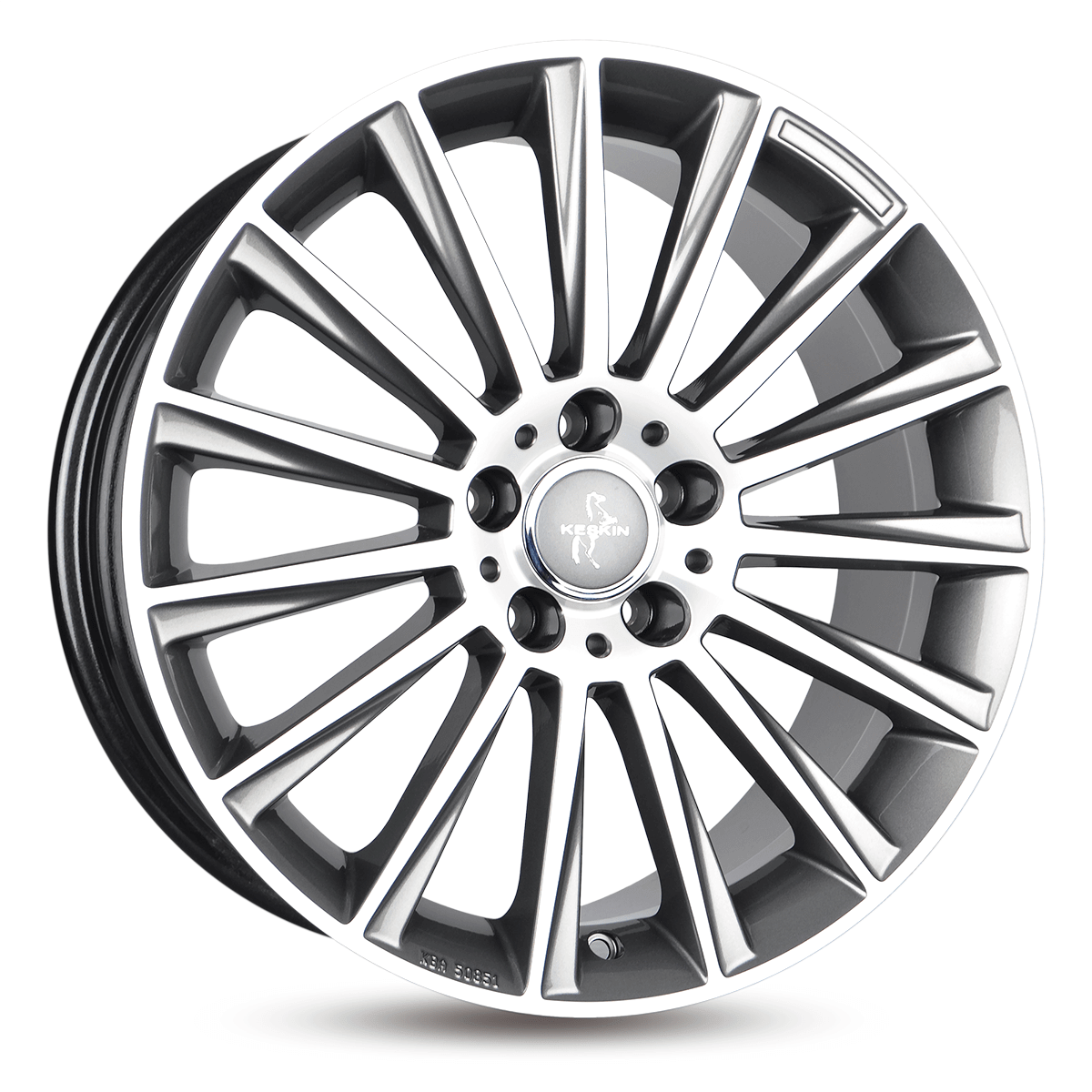 Алуминиеви джанти KESKIN KT18 TURBO PALLADIUM FRONT POLISH 8.5Jx19