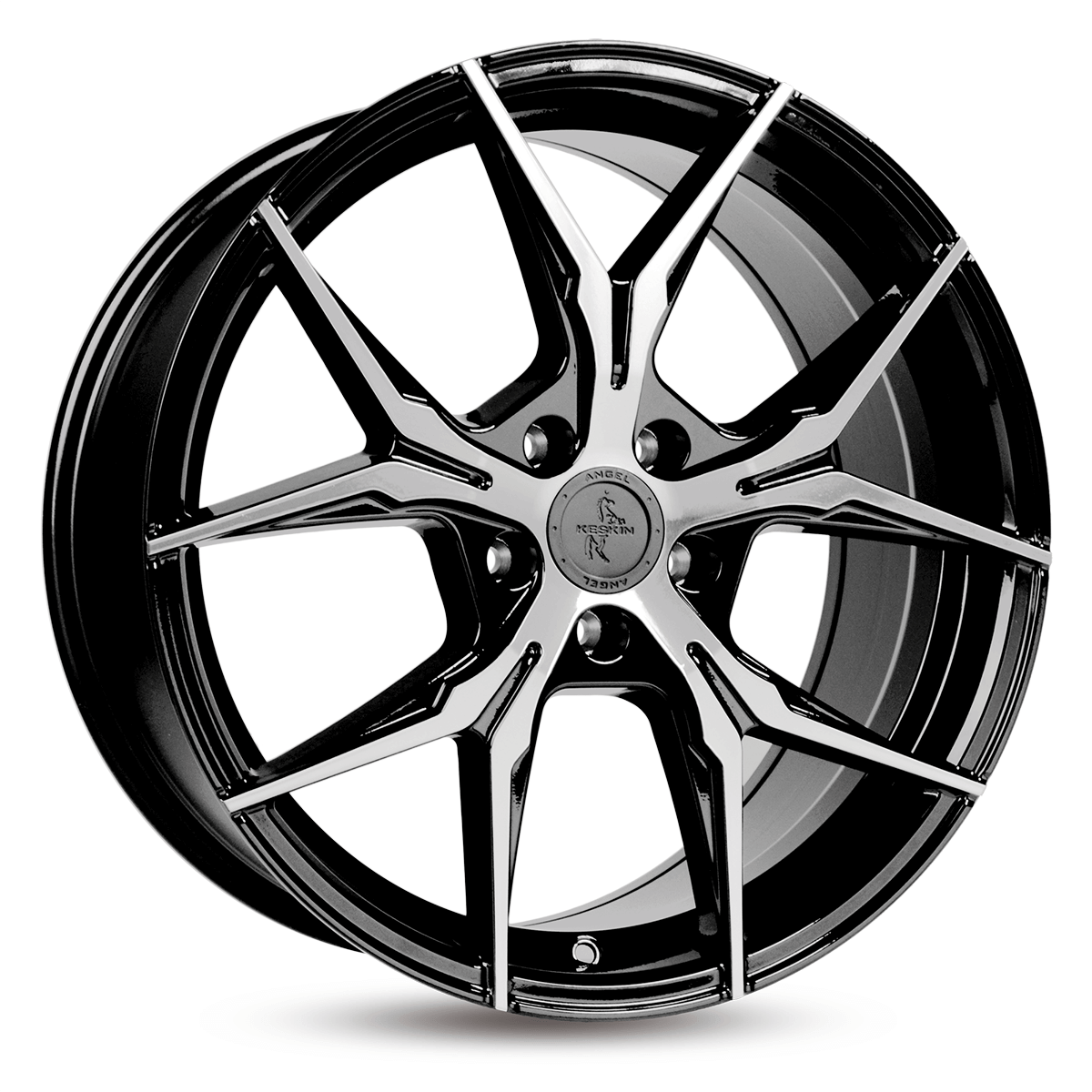 Алуминиеви джанти KESKIN KT19 ANGEL BLACK FRONT POLISH 8.5Jx19