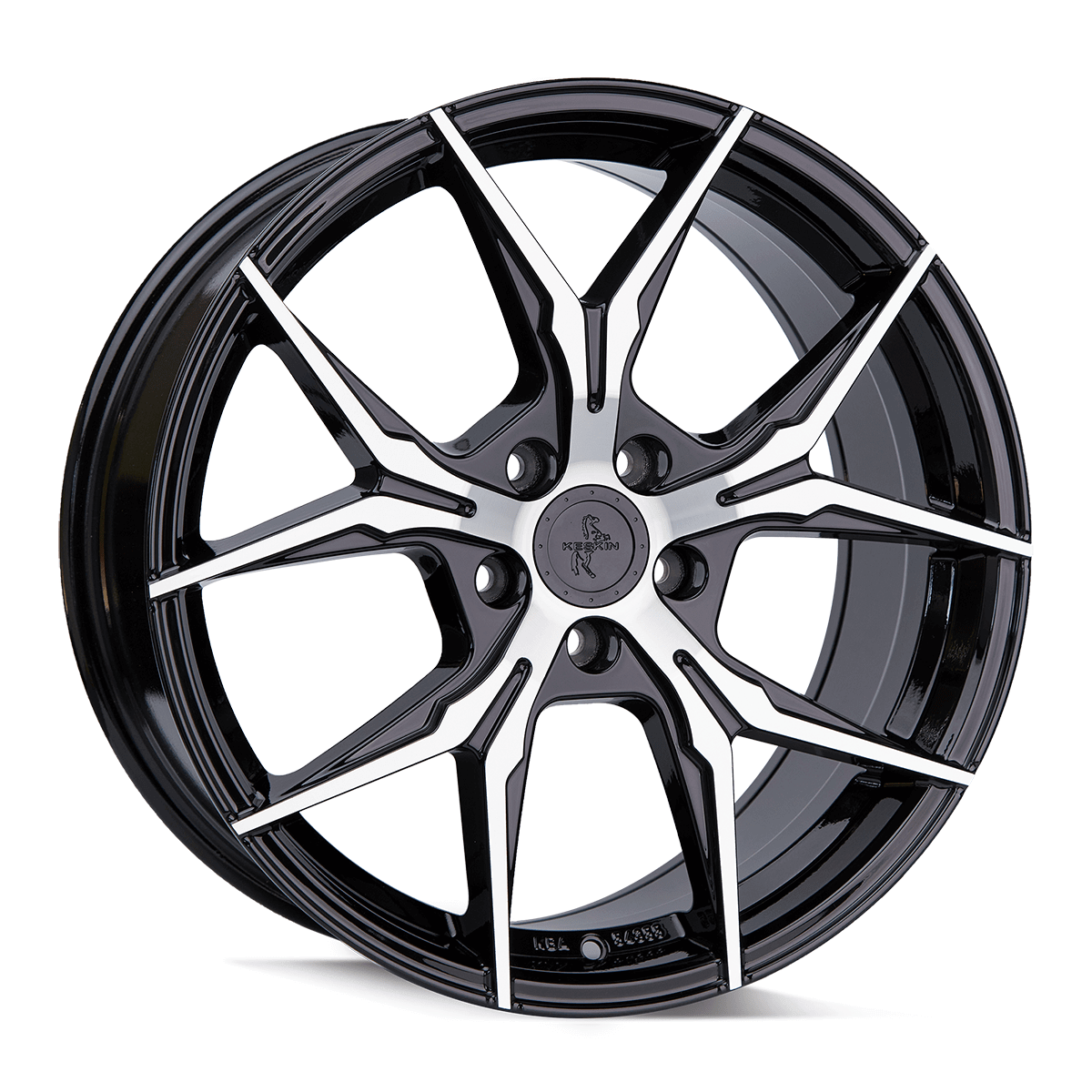 Jante din aliaj KESKIN KT19N BLACK FRONT POLISH 8.5Jx19
