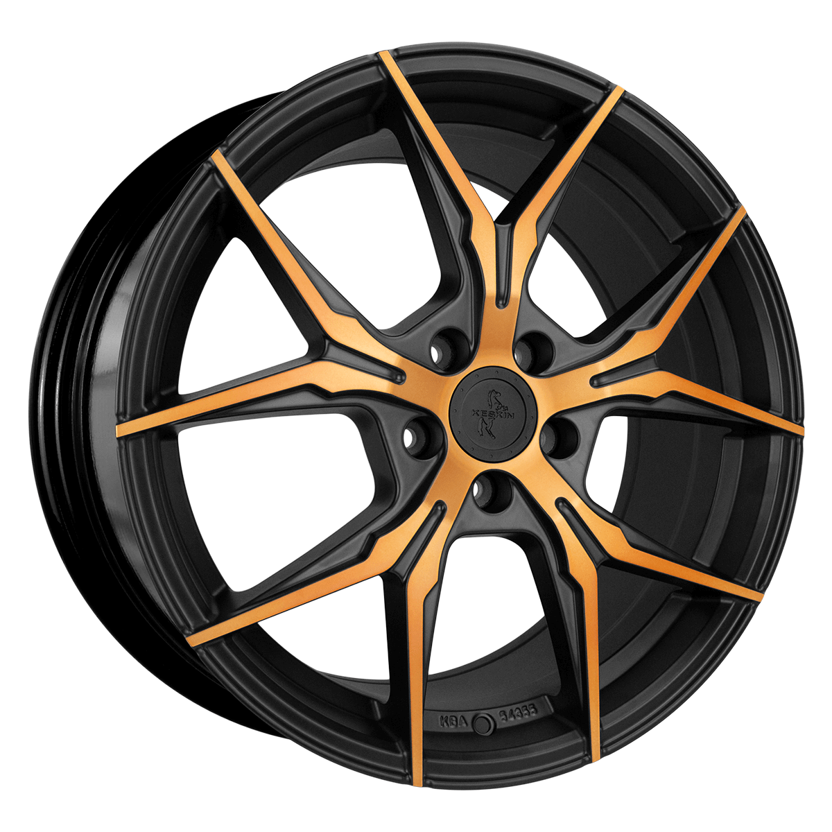 Jante din aliaj KESKIN KT19N MATT BLACK FRONT COPPER 8.5Jx19