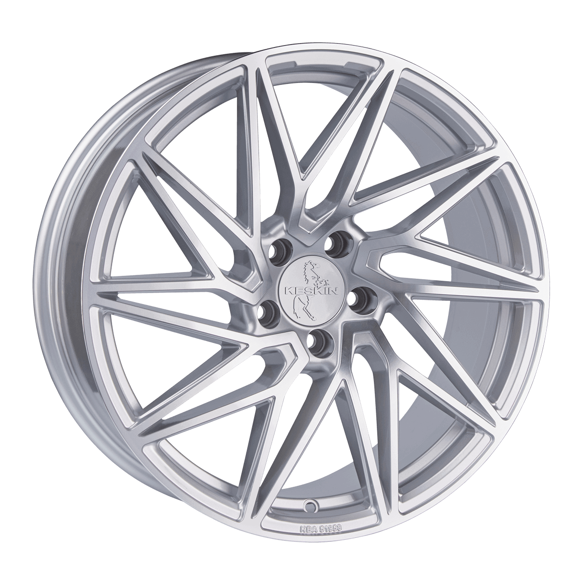 KESKIN KT20 FUTURE SILVER FRONT POLISH 8.5Jx19 Ζάντες κραμάτων KESKIN KT20 FUTURE SILVER FRONT POLISH 8.5Jx19
