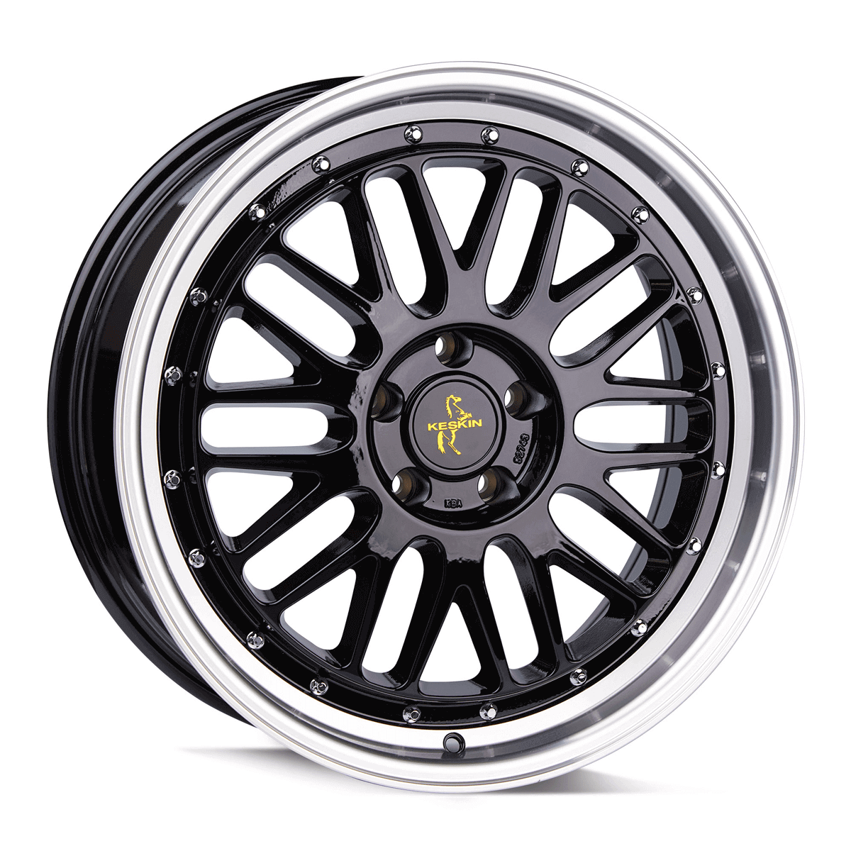 KESKIN KT22 RETRO BLACK LIP POLISH 8.5Jx19 Jante din aliaj KESKIN KT22 RETRO BLACK LIP POLISH 8.5Jx19