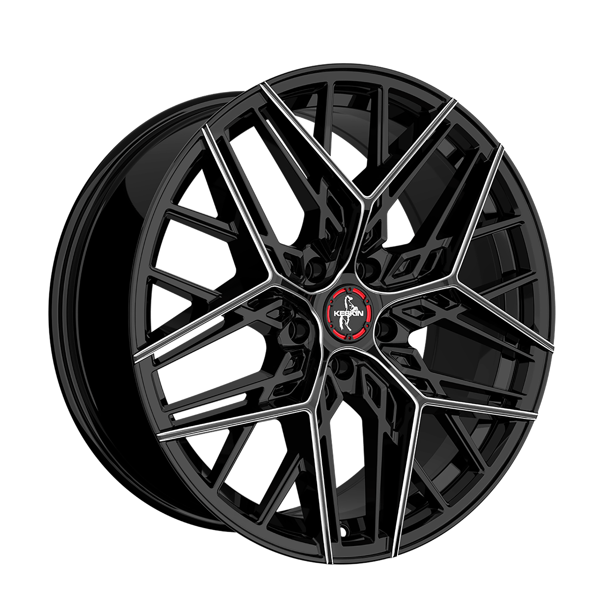 Jante din aliaj KESKIN KT25 PEARL BLACK SECRET DIAMOND 8.5Jx20