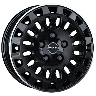 MAK OVERLAND-3 GLOSS BLACK MIRROR RING 8Jx18 Алуминиеви джанти MAK OVERLAND-3 GLOSS BLACK MIRROR RING 8Jx18