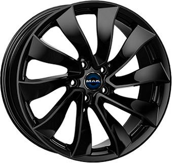 Jante din aliaj MAK SOLAR GLOSS BLACK 9.5Jx19