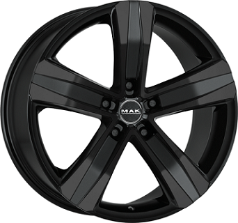 MAK STONE 5 Gloss Black 7.5Jx18 Алуминиеви джанти MAK STONE 5 Gloss Black 7.5Jx18