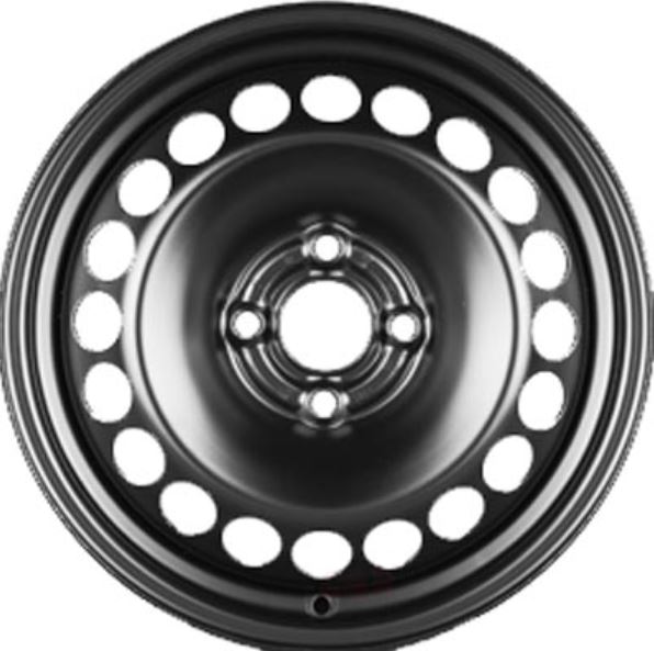 Χαλύβδινες ζάντες MAK ACCIAIO MATT BLACK 5.5Jx14