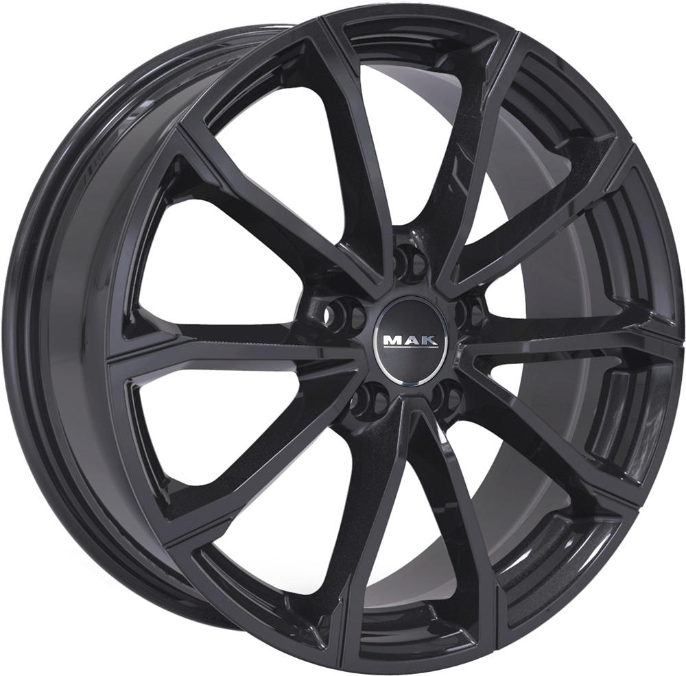 MAK DaVinci GLOSS BLACK 7Jx18 Jante din aliaj MAK DaVinci GLOSS BLACK 7Jx18