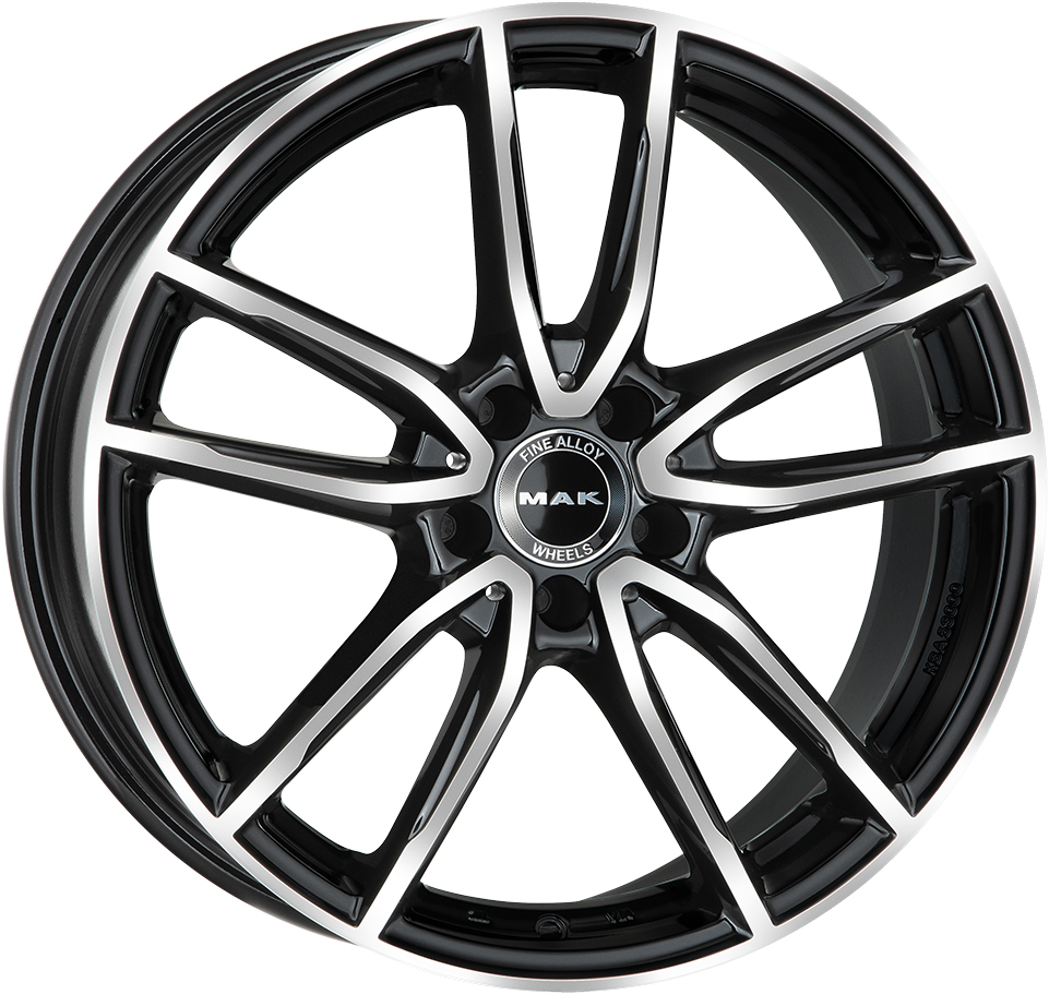 Jante din aliaj MAK EVO BLACK MIRROR 7.5Jx17