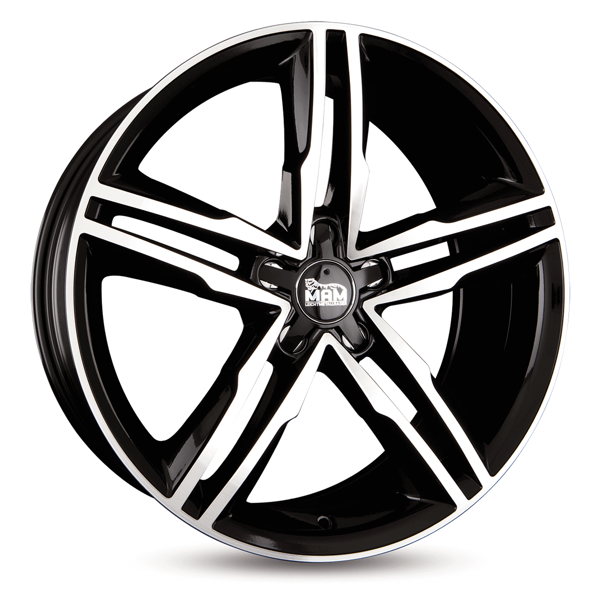 Ζάντες κραμάτων MAM A1 BLACK FRONT POLISH 8Jx19