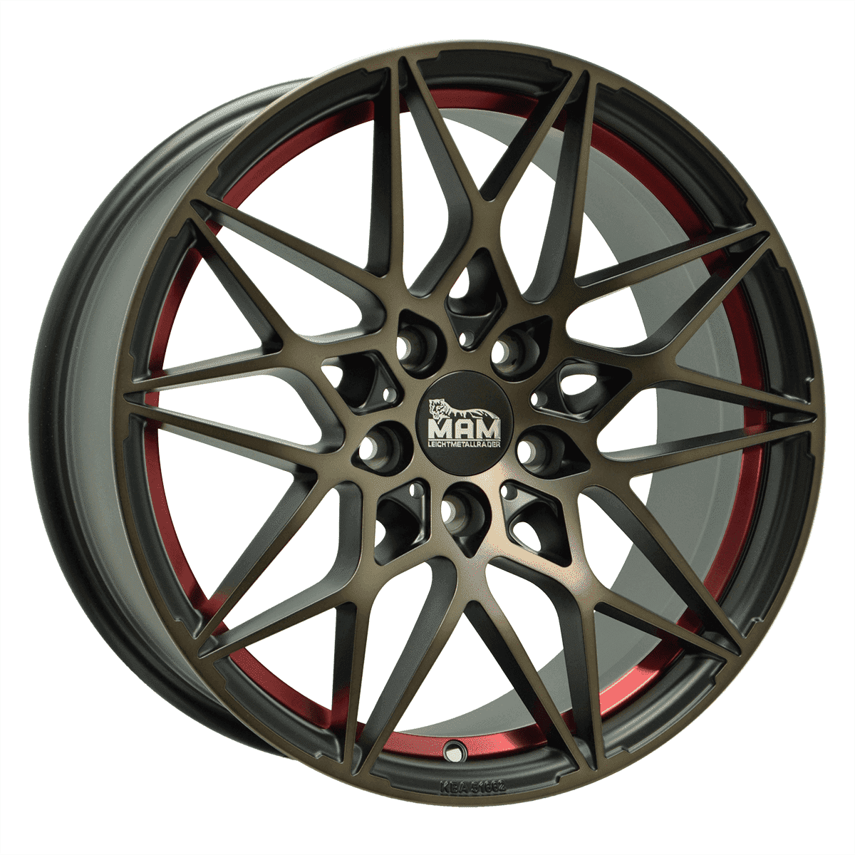 Алуминиеви джанти MAM B2 BRONZE RED INSIDE 8.5Jx19