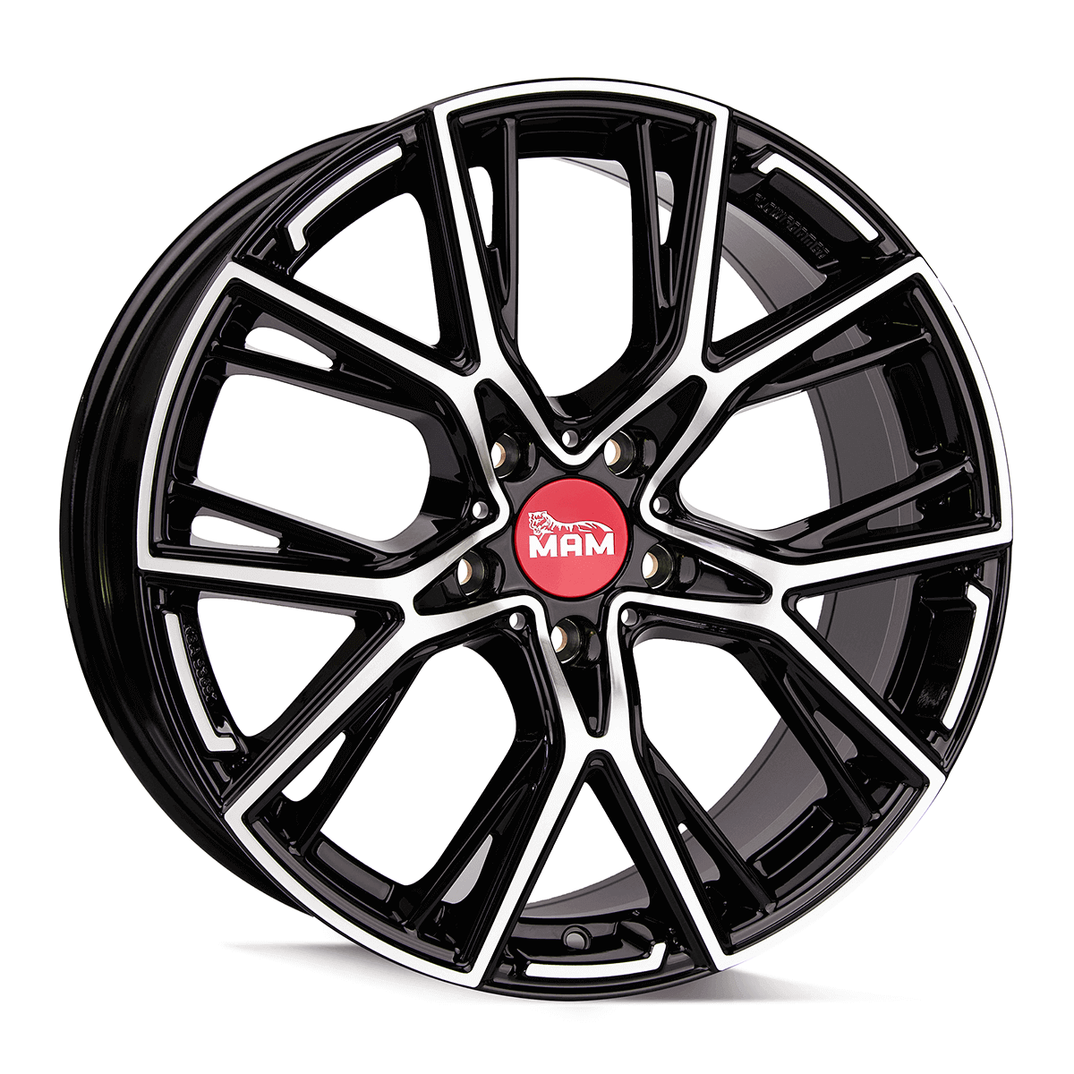 Алуминиеви джанти MAM B4 BLACK FRONT POLISH 8.5Jx19