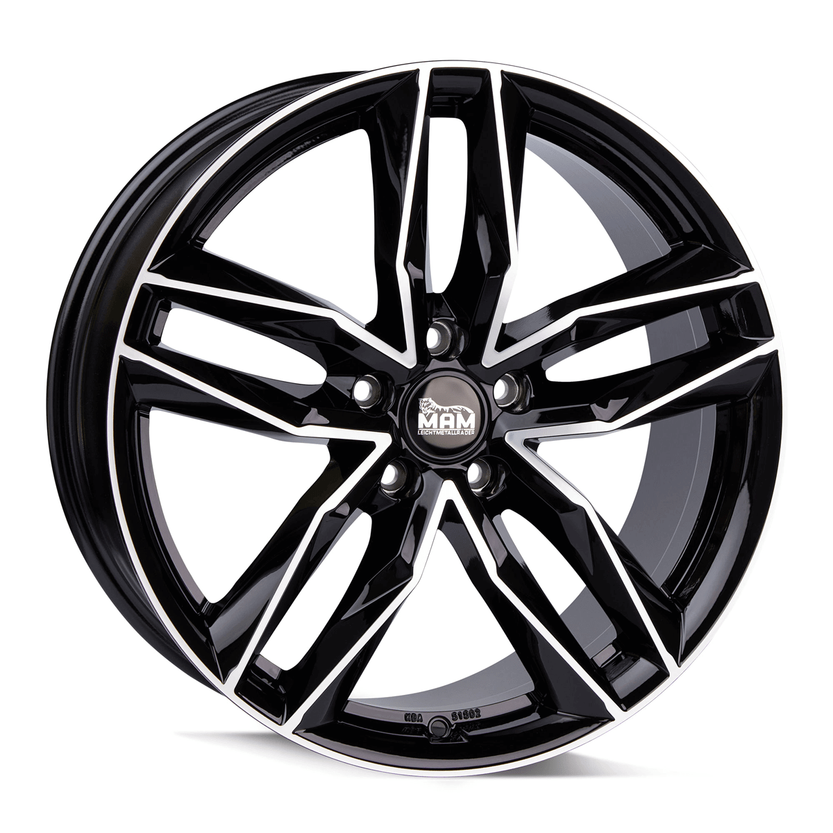 Ζάντες κραμάτων MAM RS3 BLACK FRONT POLISH 8Jx18