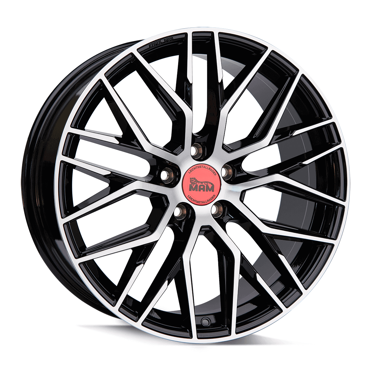 Алуминиеви джанти MAM RS4 BLACK FRONT POLISH 7Jx16