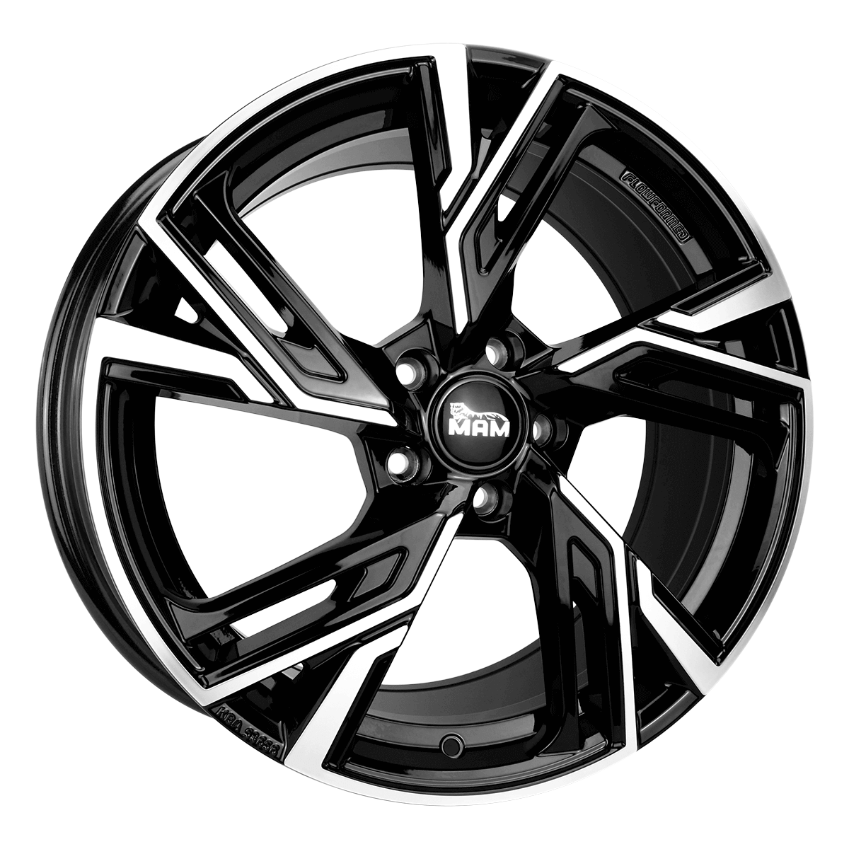 Jante din aliaj MAM RS5 BLACK FRONT POLISH 8.5Jx20