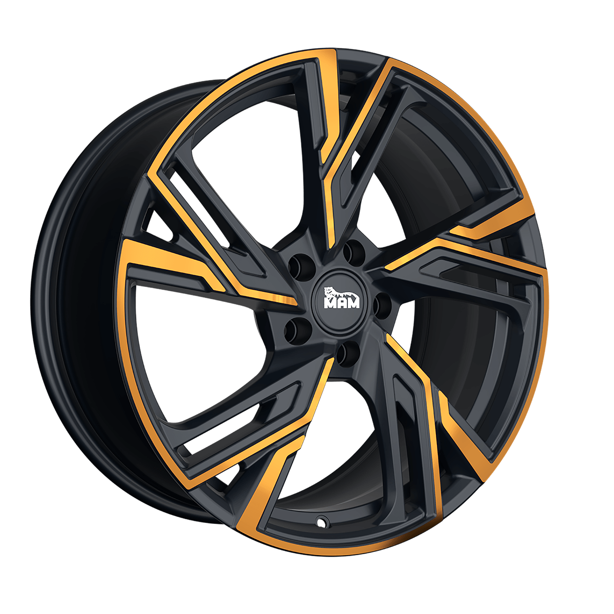 Алуминиеви джанти MAM RS5 MATT BLACK FRONT COPPER 8.5Jx19