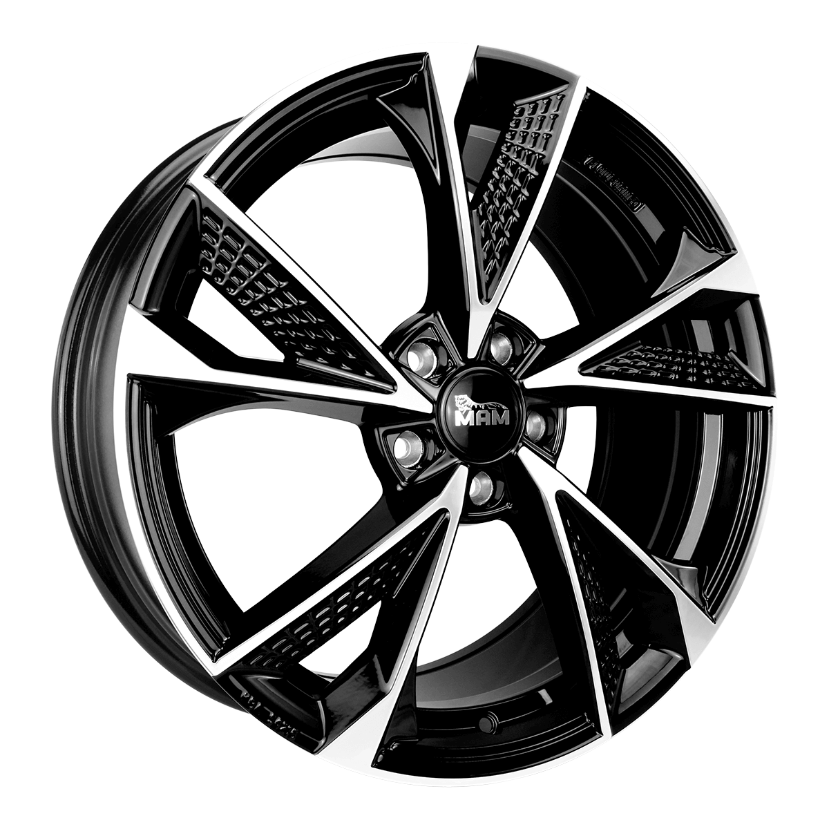 Ζάντες κραμάτων MAM RS6 BLACK FRONT POLISH 8Jx18