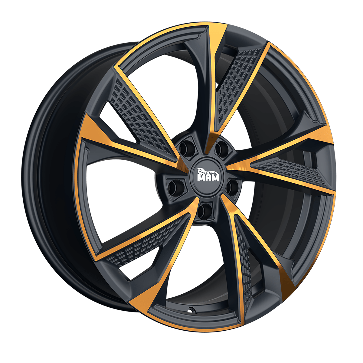 Jante din aliaj MAM RS6 MATT BLACK FRONT COPPER 8.5Jx20