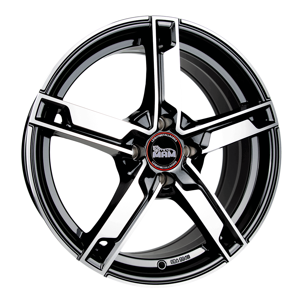 Алуминиеви джанти MAM W4 BLACK FRONT POLISH 7Jx17