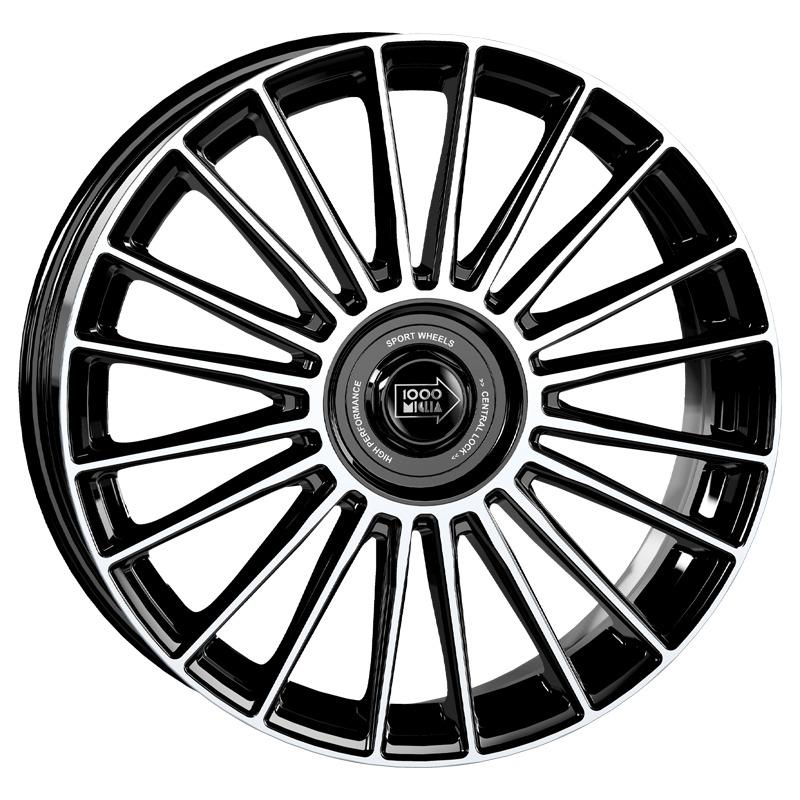 Ζάντες κραμάτων MILLE MIGLIA MM1022 BLACK POLISHED 8Jx18