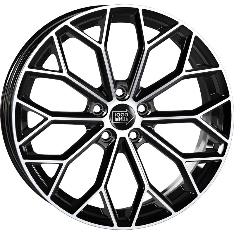 Jante din aliaj MILLE MIGLIA MM1030 BLACK POLISHED 8Jx19