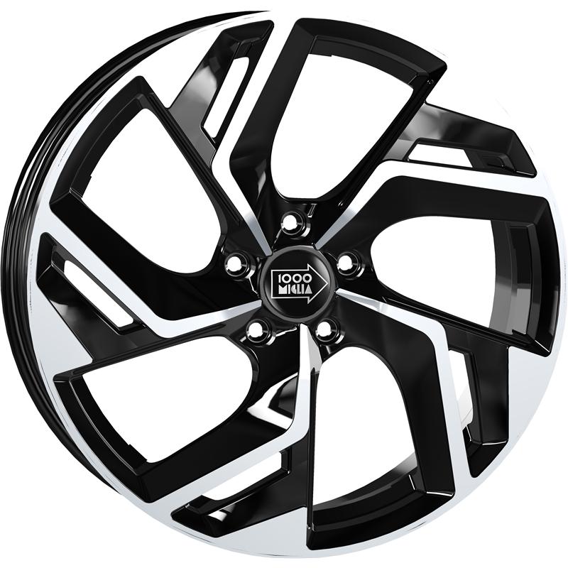 Ζάντες κραμάτων MILLE MIGLIA MM1031 BLACK POLISHED 7Jx17