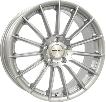 MONACO FORMULA SILVER 7.5Jx17 Ζάντες κραμάτων MONACO FORMULA SILVER 7.5Jx17
