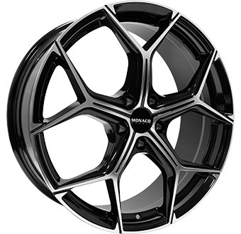 Алуминиеви джанти MONACO GP16 Gloss Black / Polished 8Jx20