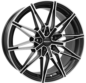 Алуминиеви джанти MONACO GP18 Dull Black / Polished 8.5Jx20
