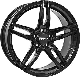 MONACO GP1 Gloss Black 8Jx19 Jante din aliaj MONACO GP1 Gloss Black 8Jx19