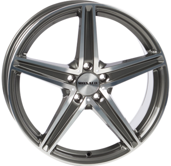 MONACO MC3 Anthracite / Polish 8Jx18 Алуминиеви джанти MONACO MC3 Anthracite / Polish 8Jx18